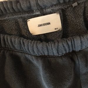 Joah Brown oversized joggers in washed black M?L